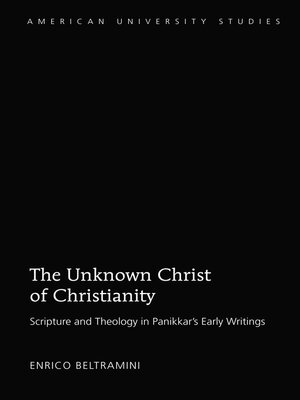 cover image of The Unknown Christ of Christianity